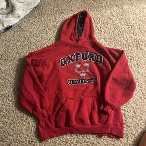 Red oxford university youth L